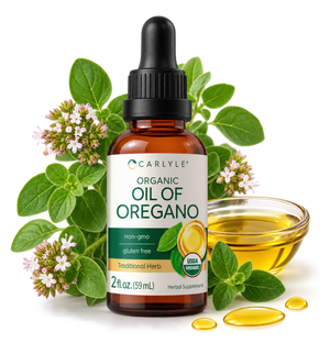 Aceite De Orégano Orgánico, 70% Carvacrol Y Timol