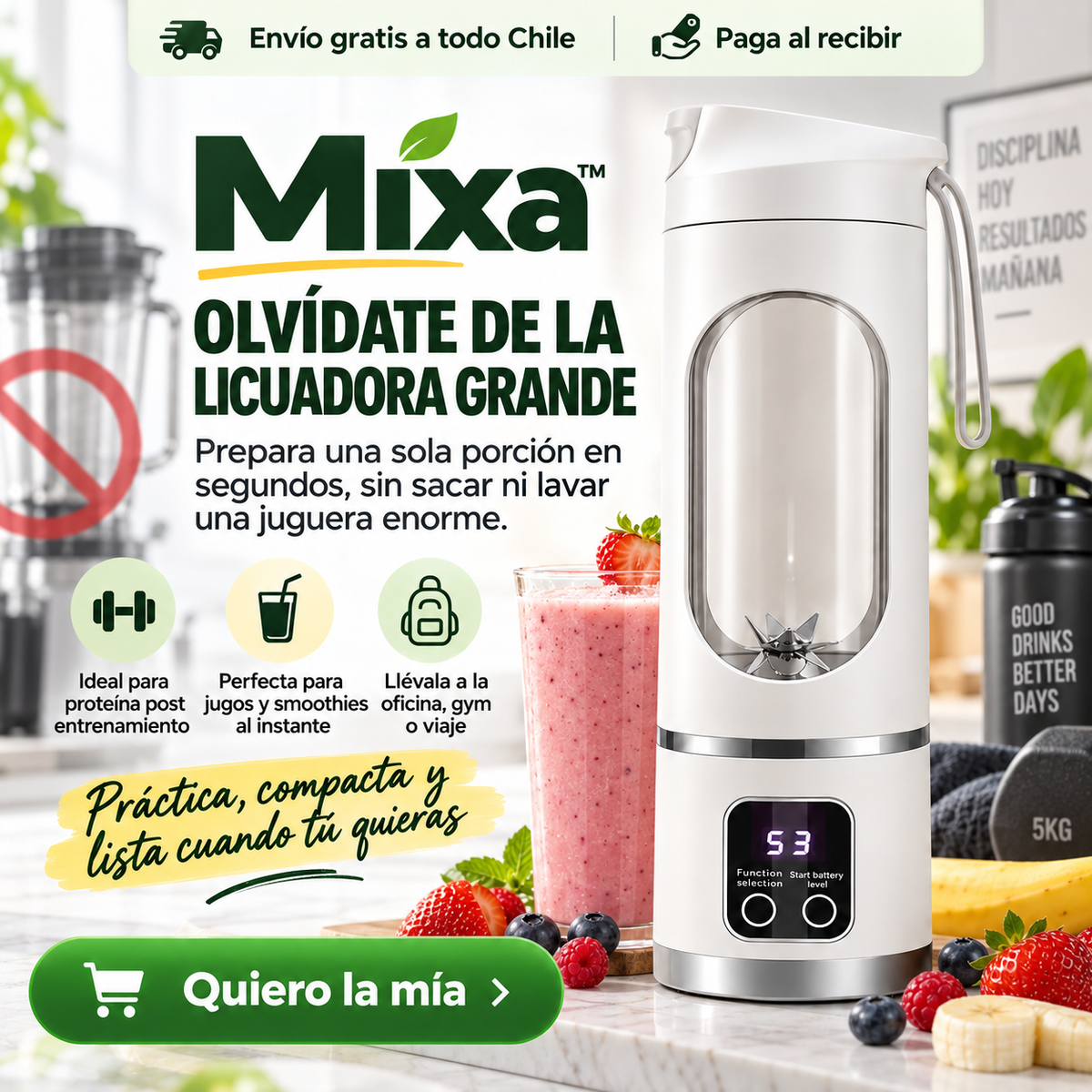 Mixa™ Licuadora Portátil