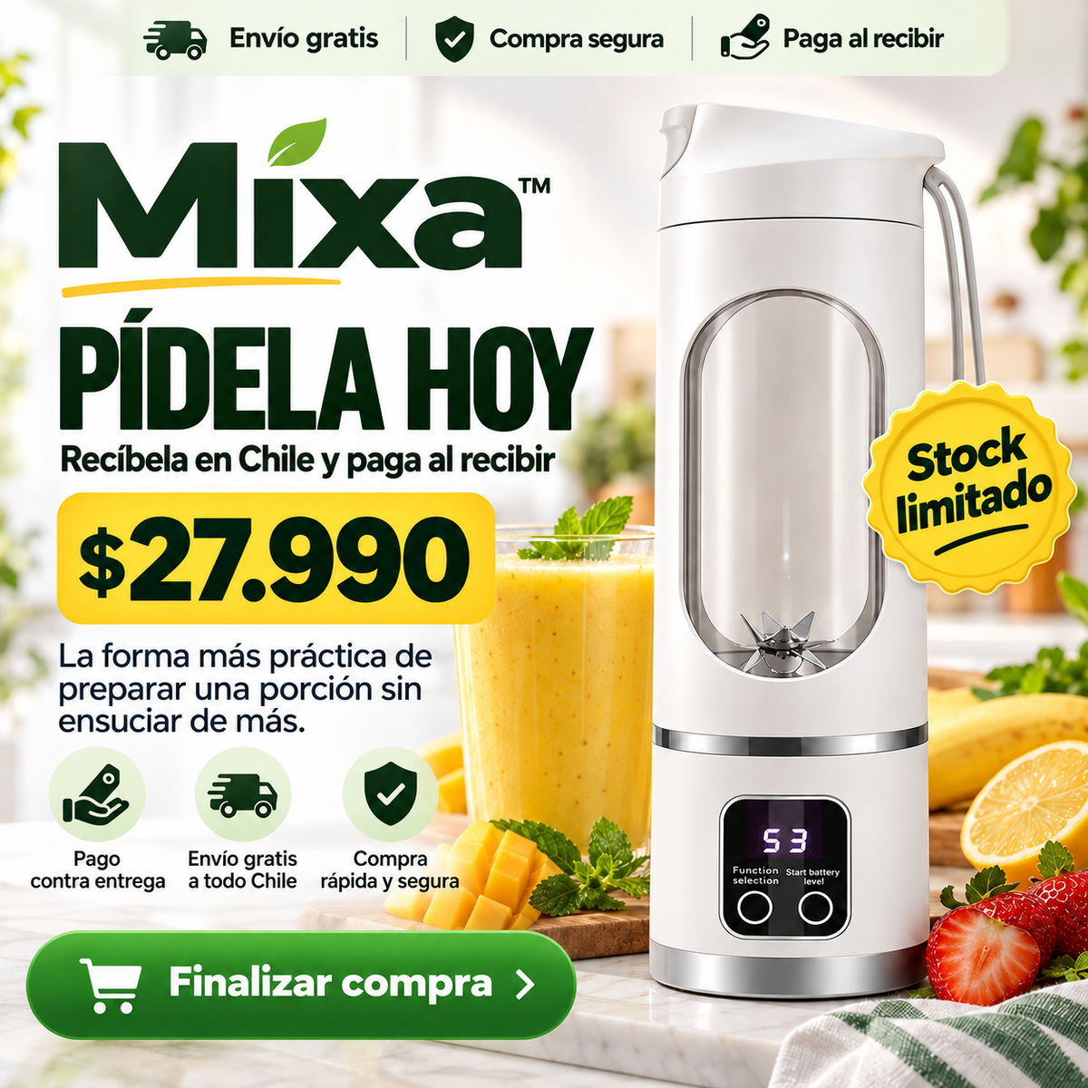 Mixa™ Licuadora Portátil