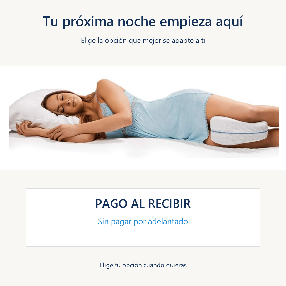 Almohada para Piernas y Rodillas